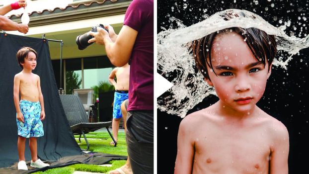 Creative photography ideas how to make a water hat on the cheap