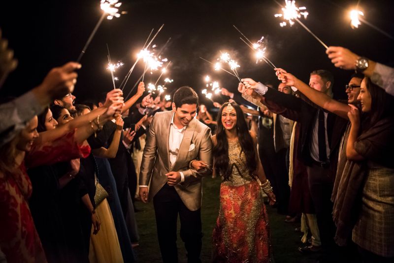 Sparkler Exit Photos