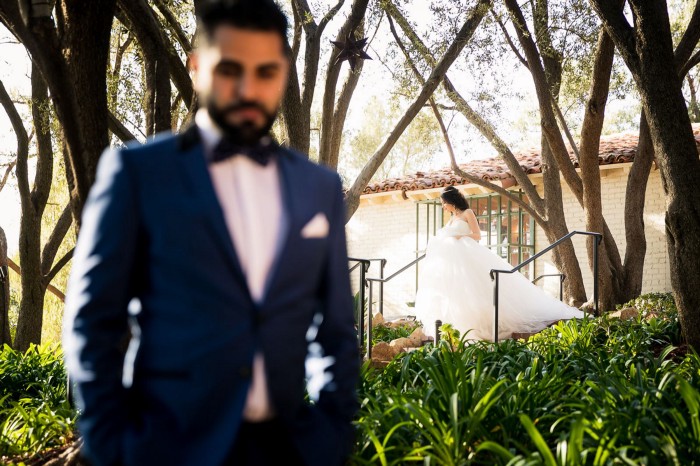 first look wedding pictures