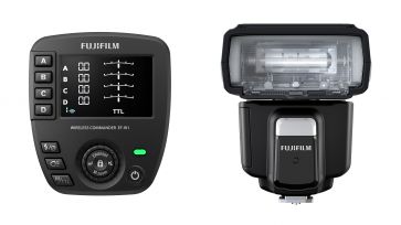 Fujifilm EF 60 Shoe Mount Flash and EF W1 Wireless Commander SLR Lounge