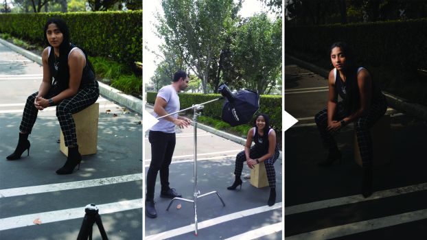 get right exposure without light meter before and after