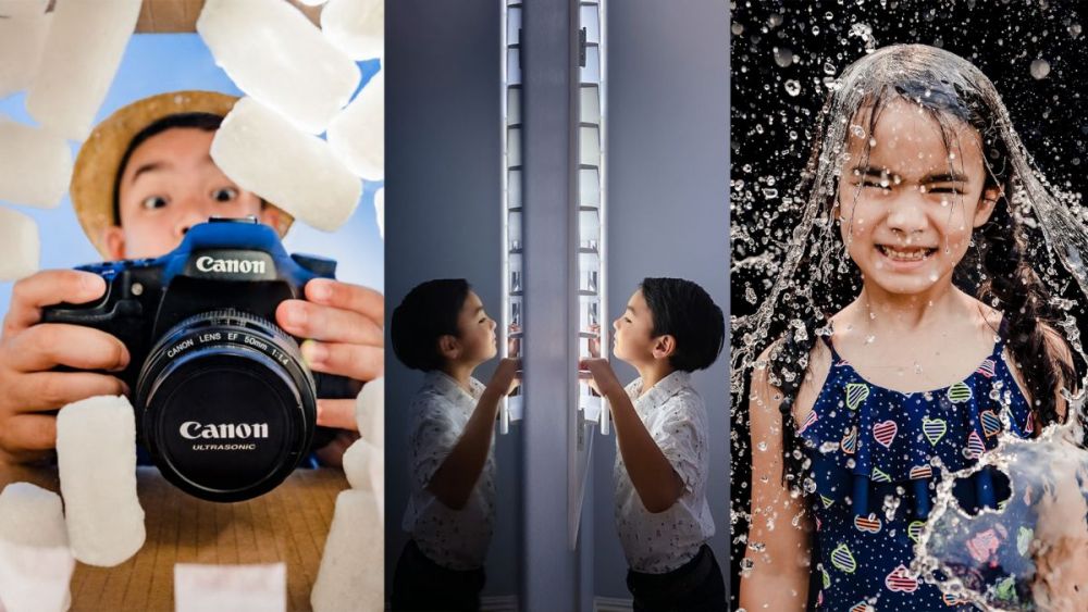 3 examples of fun kid photos