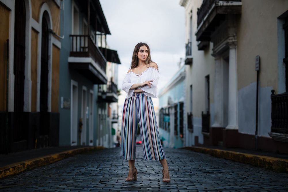 fashion model posing