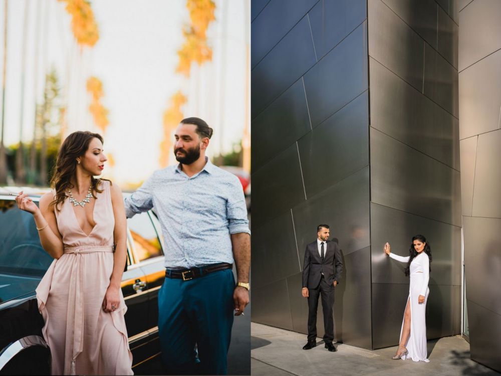 urban couples engagement photography
